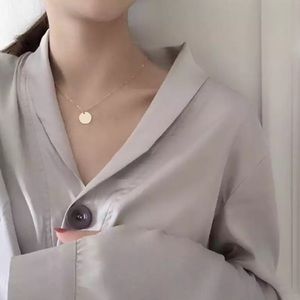 Gold Full Moon Necklace